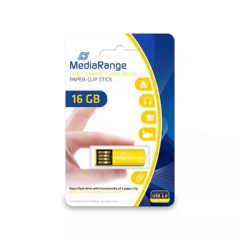 USB atmintinė MediaRange 16 GB USB Type-A 2.0 MR976