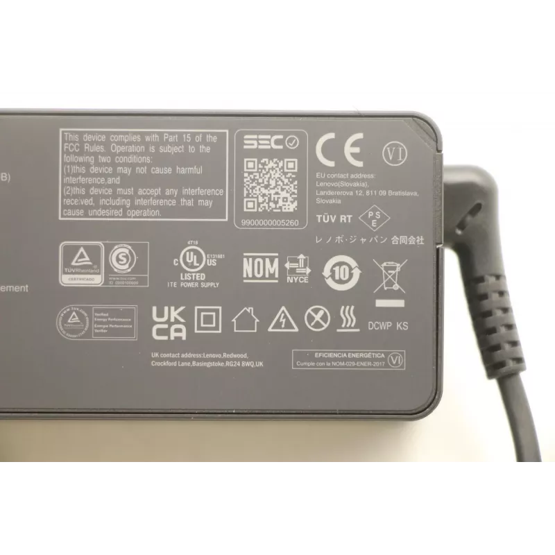 Kintamosios srovės adapteris 65 W USB-C Lenovo 5A10W86303, USB-C PD maitinimo šaltinis 65 W