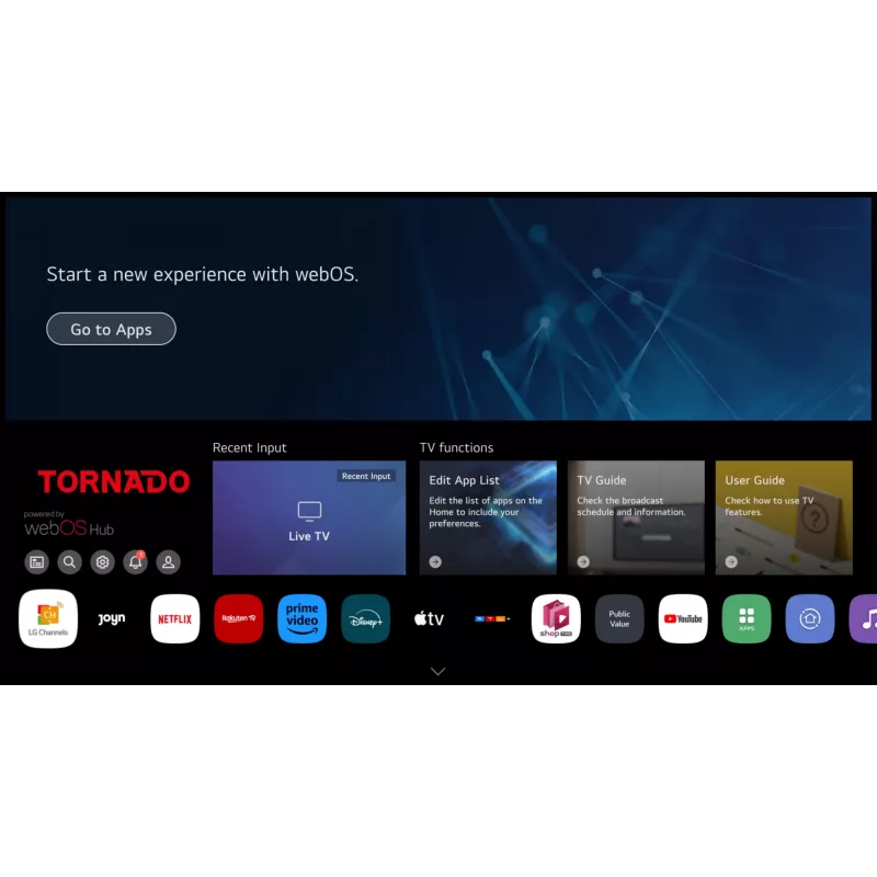 TORNADO 32ES4301X | 32 inch HD berėmis WebOS išmanusis televizorius