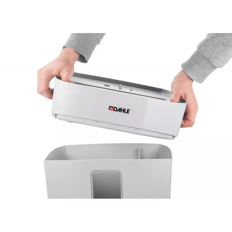 Popieriaus smulkintuvas Dahle PaperSAFE 100 kryžminis smulkinimas 70 dB 22 cm pilka balta