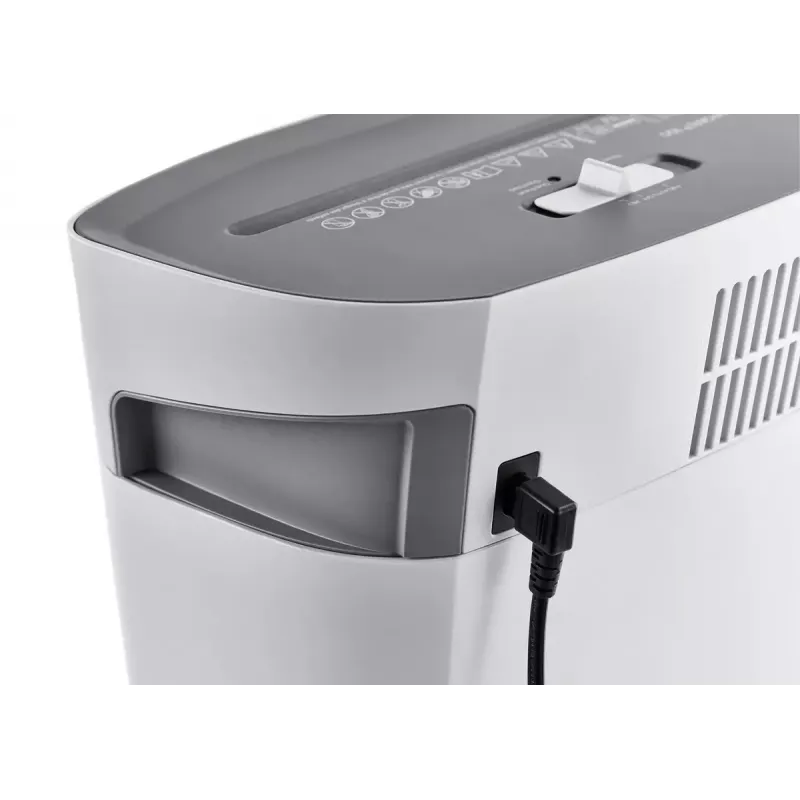 Popieriaus smulkintuvas Dahle PaperSAFE 100 kryžminis smulkinimas 70 dB 22 cm pilka balta