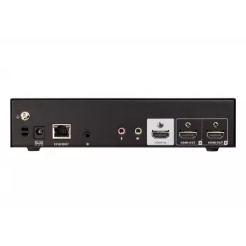 ATEN vientisas pristatymo perjungiklis su Quad V, HDMI, USB Type-A, metalinis, juodas, 60 Hz, 15 m