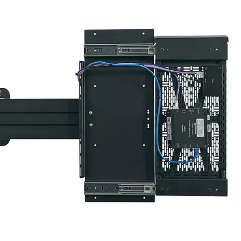 Chief Proximity Component Storage Slide-Lock Panel juoda 6.8 kg montavimas ant sienos