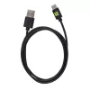Techly ICOC MUSB31-CMAM10T USB laidas USB 3.2 Gen 1 (3.1 Gen 1) 1 m USB A USB C Juoda