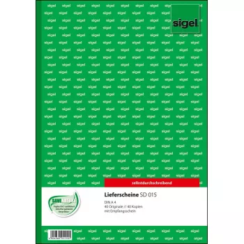 Verslo forma Sigel SD015 A4 balta/geltona 80 lapų
