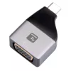 Techly IADAP USBC-VGAC USB grafikos adapteris 1920 x 1200 pikselių Juoda, Sidabrinė