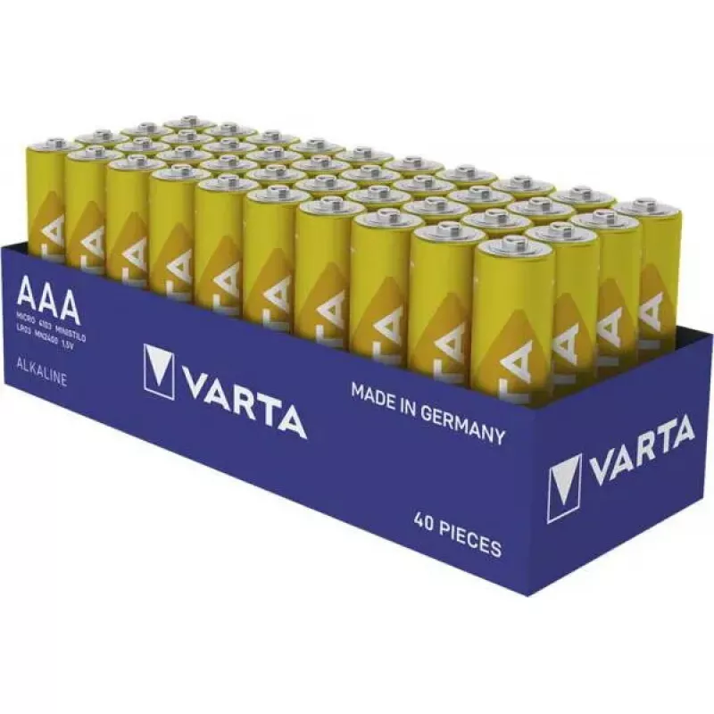 Vienkartinė baterija Varta 04103 101 394 AAA šarminė 117 g