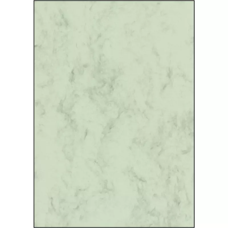 Marmurinis pastelinis žalias meninis popierius Sigel DP263, 100 lapų, 90 g/m²