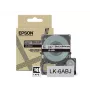 Epson Matte Tape – Pilka/Juoda 24mm(8m) – LK-6ABJ, Juoda on Pilka, LK, Juoda, Pilka, Epson, LabelWorks LW-C610, 2.4 cm