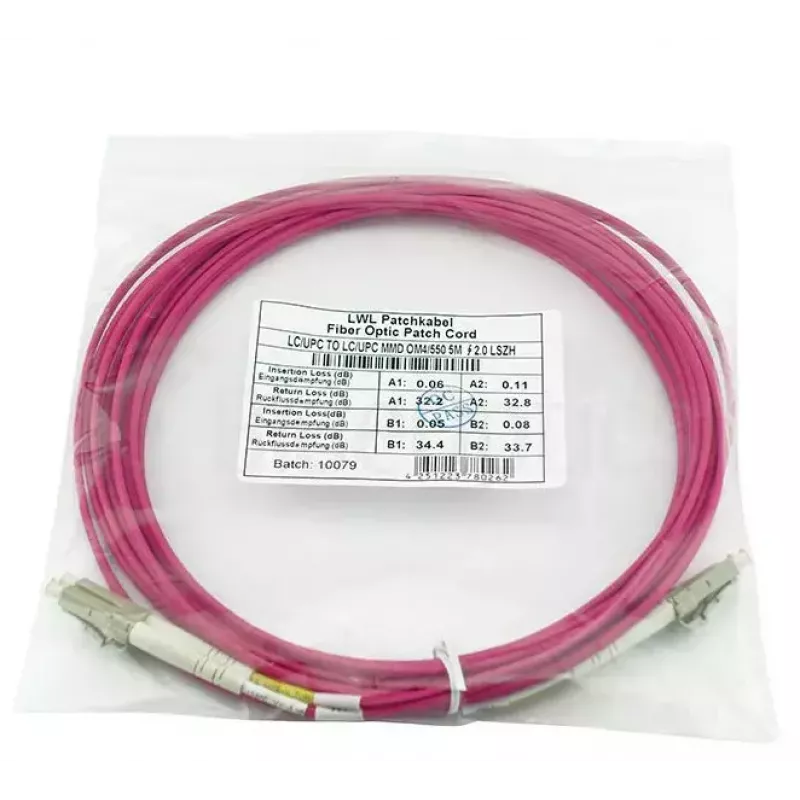 BlueOptics QK732A-BO InfiniBand/šviesolaidinis kabelis 1 m LC Violet