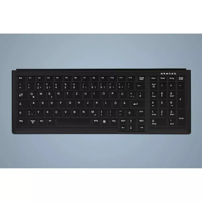 Contour Design Active Key AK-7000 klaviatūra Pramoninė USB AZERTY Prancūzų Juoda