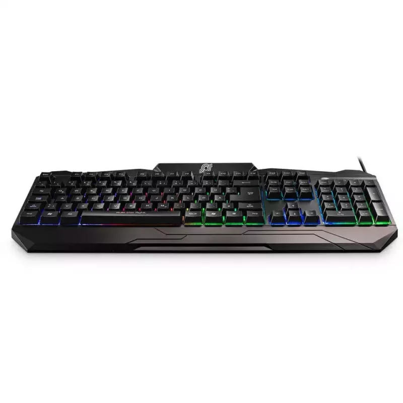 MediaRange MRGS102 žaidimų klaviatūra ir pelė USB QWERTZ juoda RGB