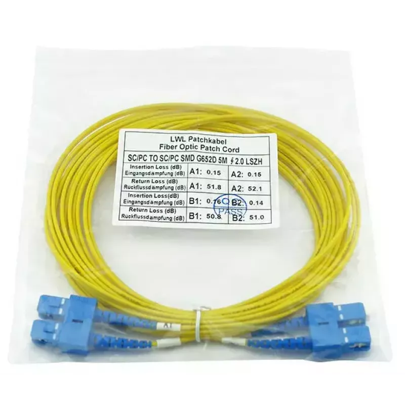 BlueOptics CAB-SMF-SC-SC-2-BO InfiniBand šviesolaidinis kabelis 2 m SC SC G.657.A1