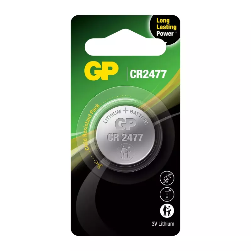 Vienkartinė baterija GP Batteries 103239 CR2477 ličio-mangano dioksidas