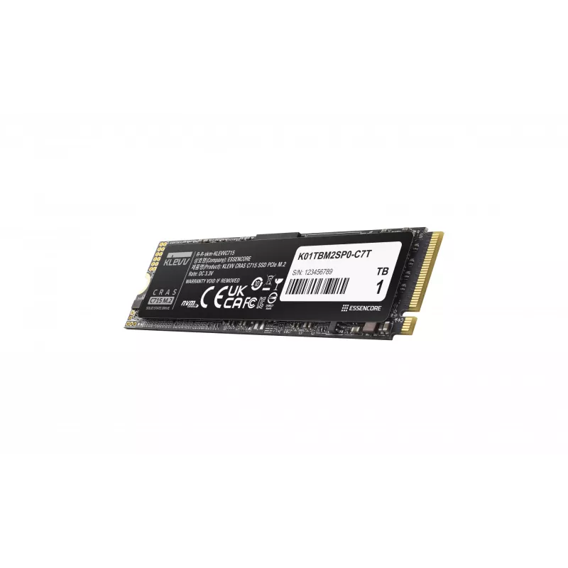 SSD disk KLEVV 1 TB M.2 2280 PCIe Gen3 NVMe K01TBM2SP0-C7T