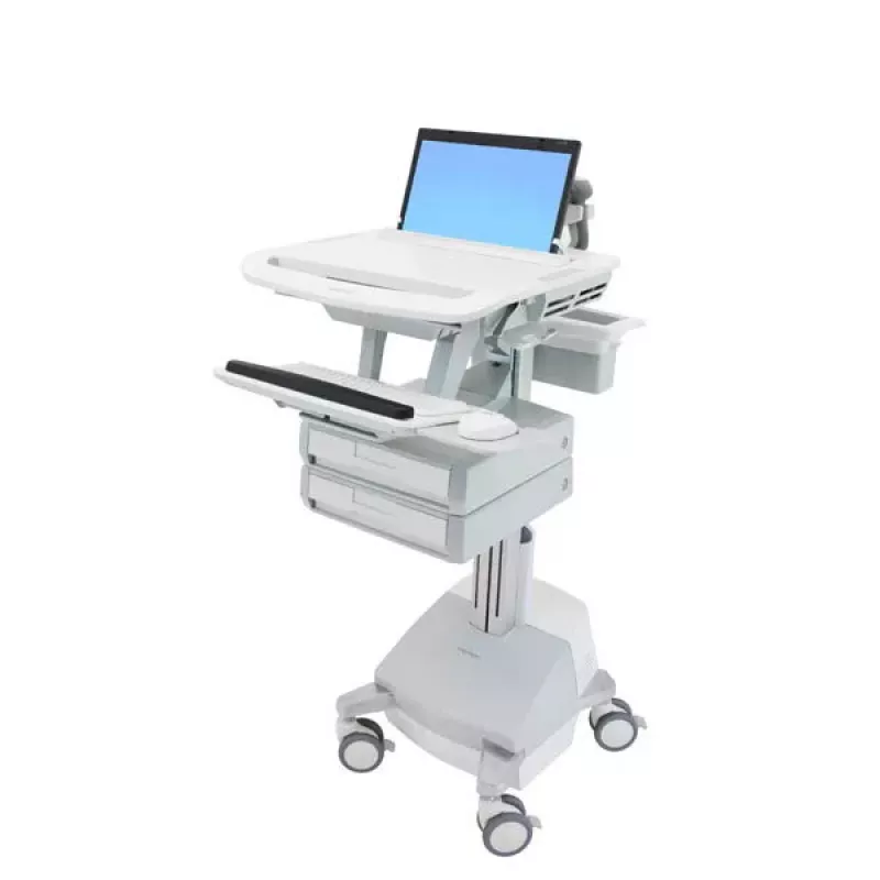 Multimedijos vežimėlis Ergotron StyleView aliuminis pilkai baltas