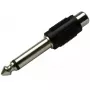 Jungtis RCA Schwaiger KHA4010 533 6.3mm juoda