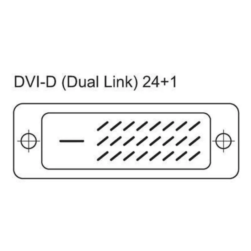 Techly Dual Link DVI Digital (DVI-D) su feritu 5 m ICOC DVI-8150F