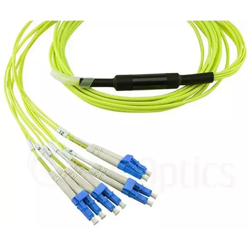 BlueOptics CBL-MPO12-4LC-SMF-5M-BO InfiniBand šviesolaidinis kabelis MPO 4x LC 5m