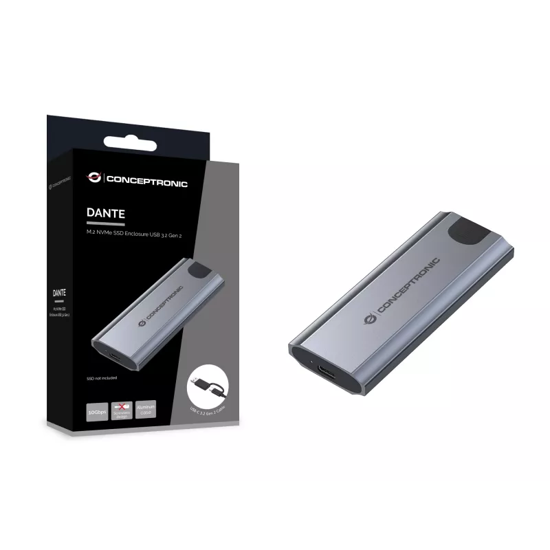 Conceptronic DANTE05G M.2 NVMe SSD korpusas USB 3.2 Gen 2