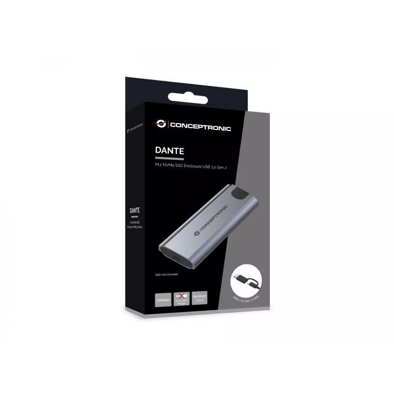 Conceptronic DANTE05G M.2 NVMe SSD korpusas USB 3.2 Gen 2