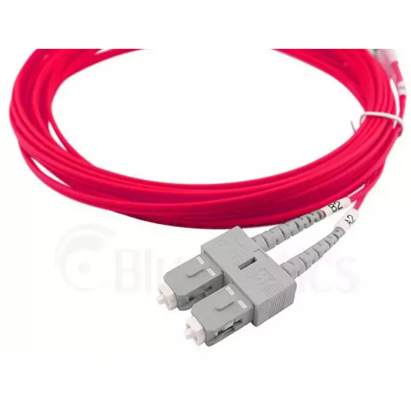 Skaidulinis optinis kabelis BlueOptics SFP3233FU0.5MK SC ST OM4 0,5 m purpurinė