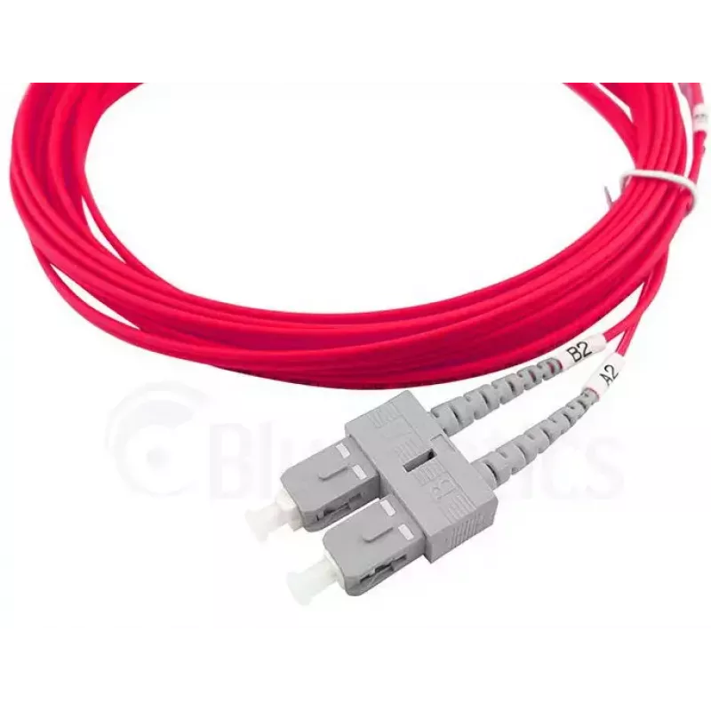 Skaidulinis optinis kabelis BlueOptics SFP3233FU0.5MK SC ST OM4 0,5 m purpurinė