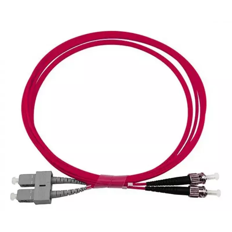 Skaidulinis optinis kabelis BlueOptics SFP3233FU0.5MK SC ST OM4 0,5 m purpurinė