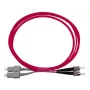 Skaidulinis optinis kabelis BlueOptics SFP3233FU0.5MK SC ST OM4 0,5 m purpurinė