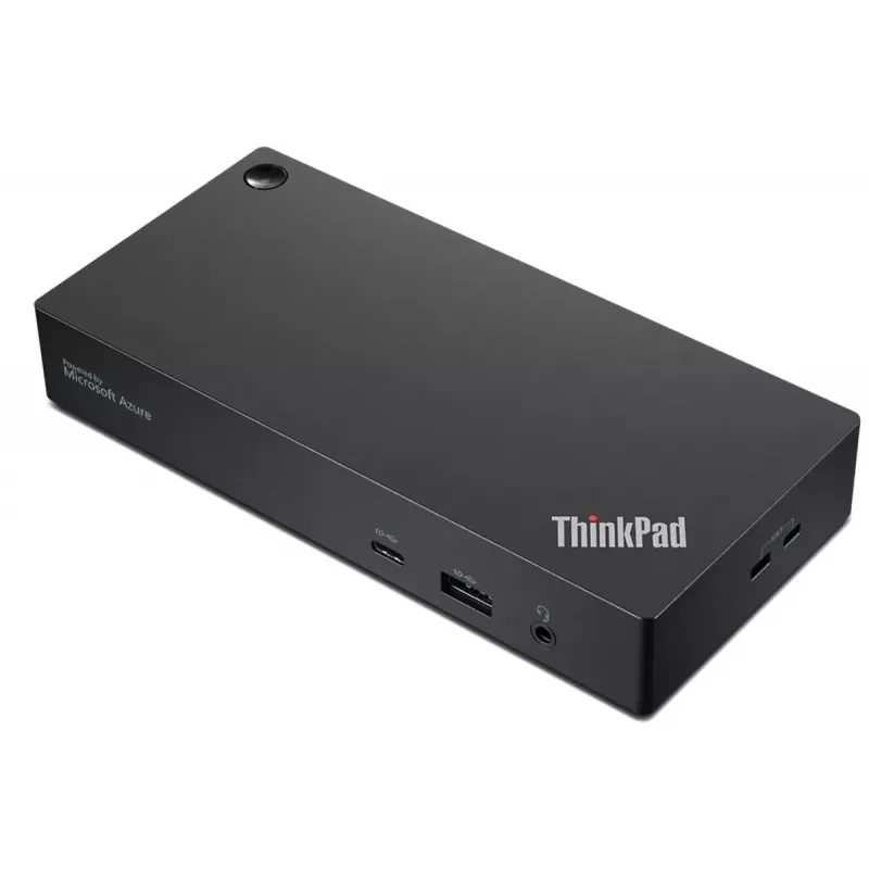 Lenovo 40B20135IT nešiojamojo kompiuterio dokas / prievadų daugintuvas laidinis USB 3.2 Gen 1 (3.1 Gen 1) Type-A + Type-C juodas