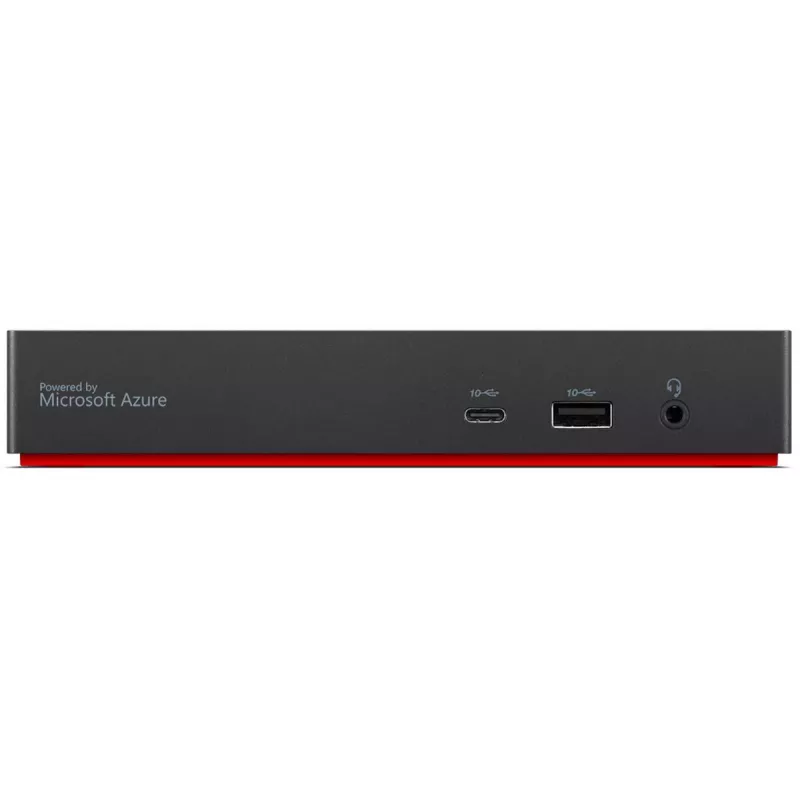 Lenovo 40B20135IT nešiojamojo kompiuterio dokas / prievadų daugintuvas laidinis USB 3.2 Gen 1 (3.1 Gen 1) Type-A + Type-C juodas