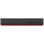 Lenovo 40B20135IT nešiojamojo kompiuterio dokas / prievadų daugintuvas laidinis USB 3.2 Gen 1 (3.1 Gen 1) Type-A + Type-C juodas