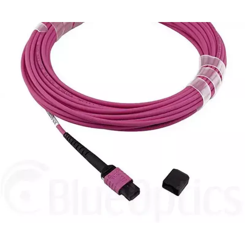 BlueOptics CBL-MPO12-4LC-OM4-15M-BO InfiniBand šviesolaidinis kabelis MPO 4x LC 15m
