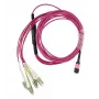 BlueOptics CBL-MPO12-4LC-OM4-15M-BO InfiniBand šviesolaidinis kabelis MPO 4x LC 15m