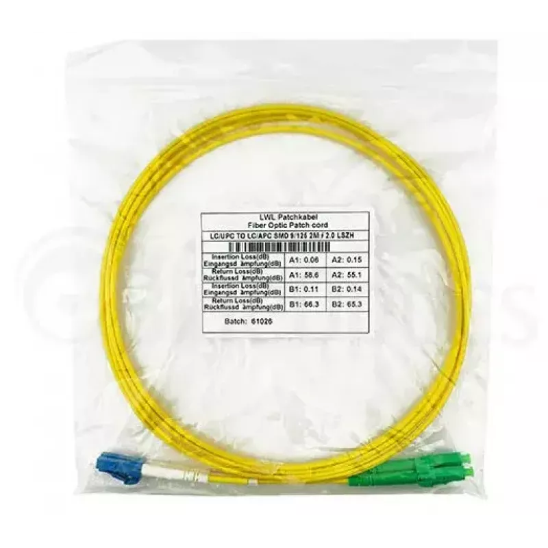 BlueOptics SFP3131BU1MS InfiniBand šviesolaidinis laidas 1 m LC Geltonas
