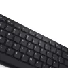 DELL Pro klaviatūra ir pelė - KM5221W - UK (QWERTY) - Juoda, Viso dydžio (100%), Belaidė, RF belaidė, QWERTY, Juoda, Pelė įtraukta