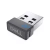 DELL Pro klaviatūra ir pelė - KM5221W - UK (QWERTY) - Juoda, Viso dydžio (100%), Belaidė, RF belaidė, QWERTY, Juoda, Pelė įtraukta