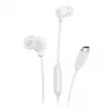 Motorola EARBUDS3CSWHITE ausinės/ausinės su mikrofonu Laidinės Į ausis Skambučiai/Muzika USB Type-C Balta