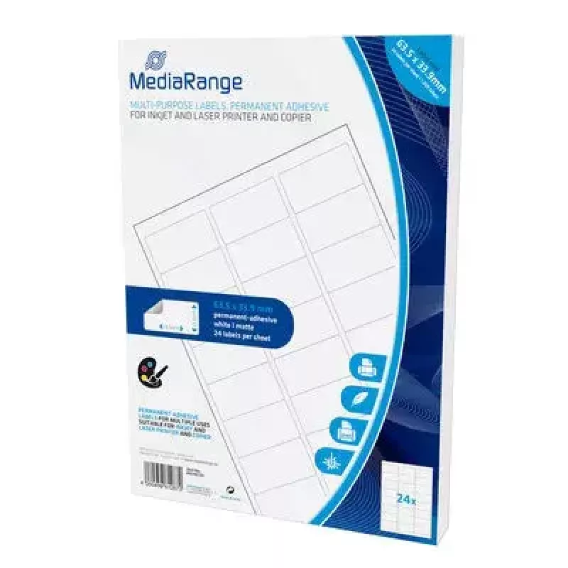 Lipnios etiketės MediaRange MRINK150