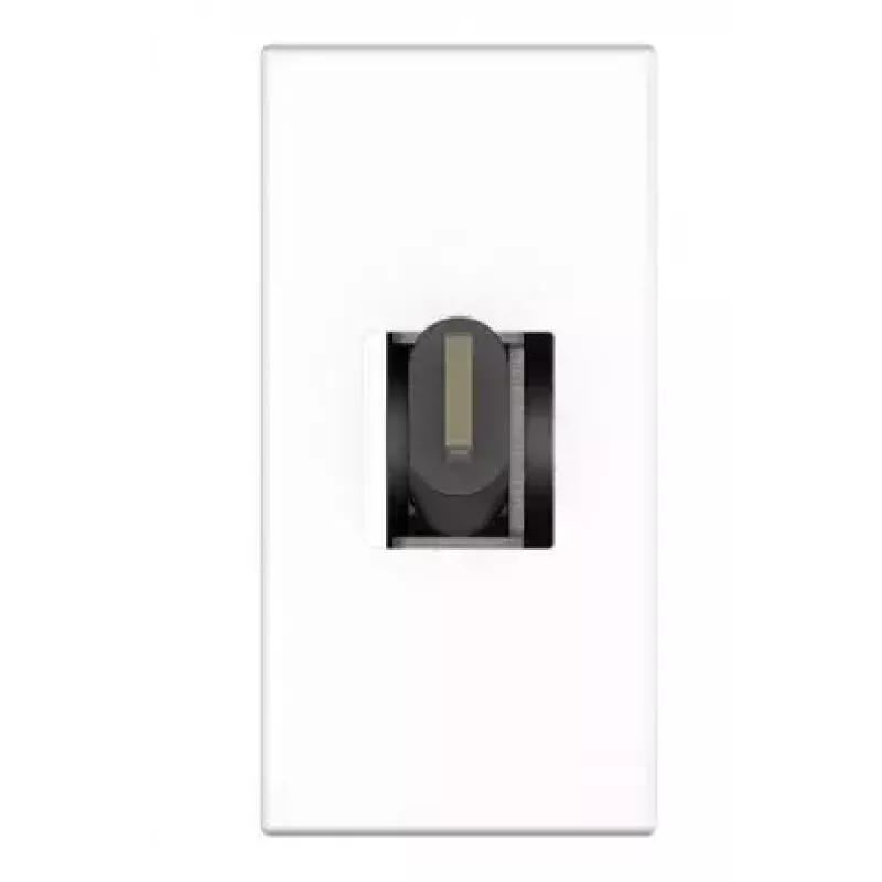 Kištukinis USB C lizdas Kindermann 7464000620 juoda balta