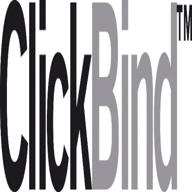 GBC ClickBind Spine A4 34R 8mm, juoda, 45 lapų, plastikinė, A4, 8 mm, 280 g