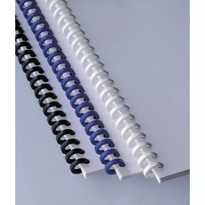 GBC ClickBind Spine A4 34R 8mm, juoda, 45 lapų, plastikinė, A4, 8 mm, 280 g