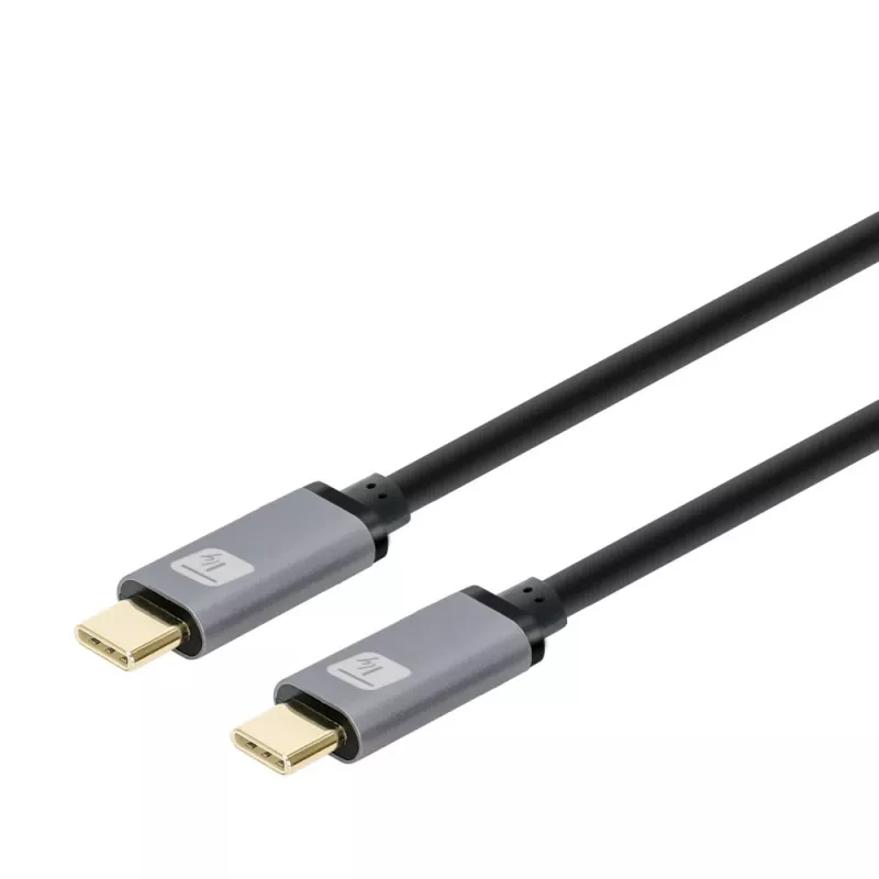 Techly USB 3.2 Gen 2 USB-C laidas, kištukas-kištukas, 1 m, juodas