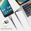 Techly USB 3.2 Gen 2 USB-C laidas, kištukas-kištukas, 1 m, juodas