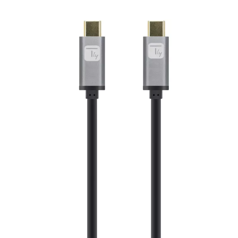 Techly USB 3.2 Gen 2 USB-C laidas, kištukas-kištukas, 1 m, juodas