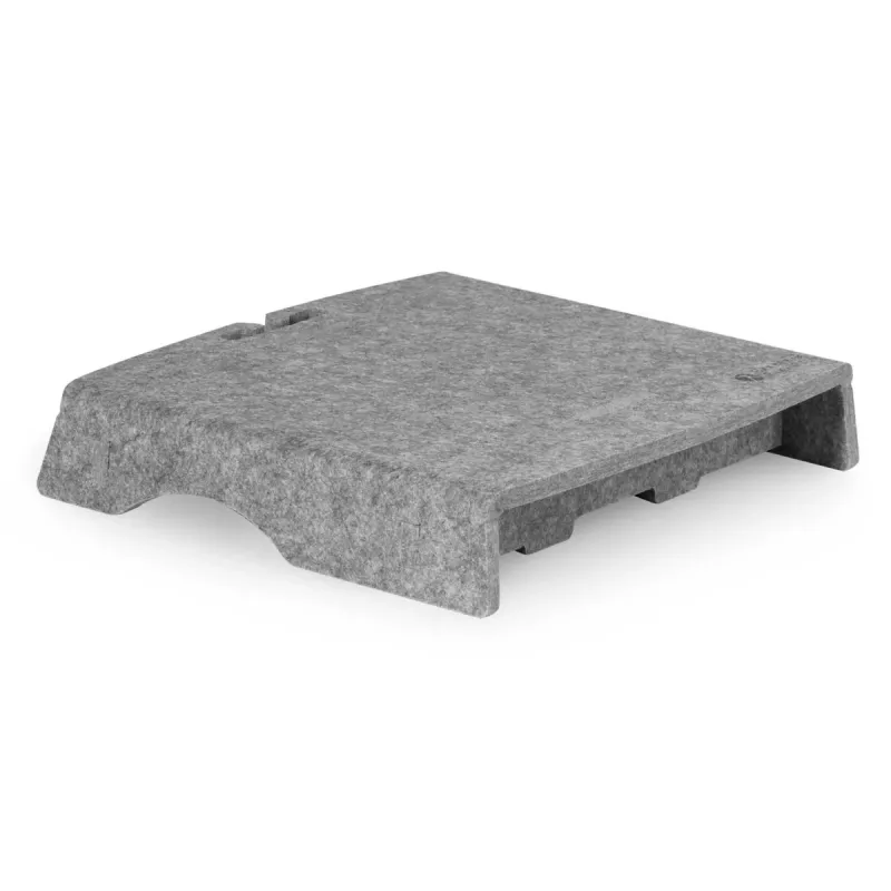 BakkerElkhuizen Q-Riser 50 Circular 76,2 cm stalinis stovas, pilkas