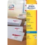 Lipnios etiketės Avery J4791-25 Užapvalintas stačiakampis