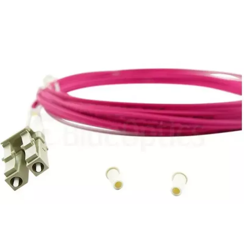 Skaidulinis optinis kabelis BlueOptics SFP3131FU1.5MK LC OM4 1,5 m rožinis