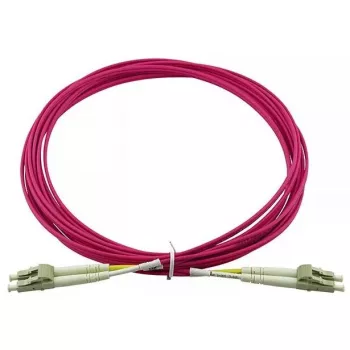 Skaidulinis optinis kabelis BlueOptics SFP3131FU1.5MK LC OM4 1,5 m rožinis