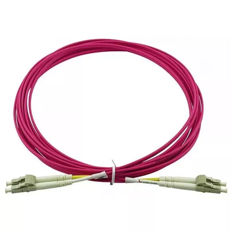 Skaidulinis optinis kabelis BlueOptics SFP3131FU1.5MK LC OM4 1,5 m rožinis